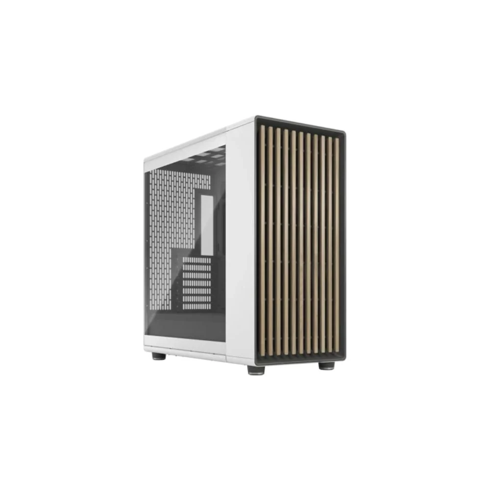 Fractal North XL PC-chassi (kritvit/TG klar)