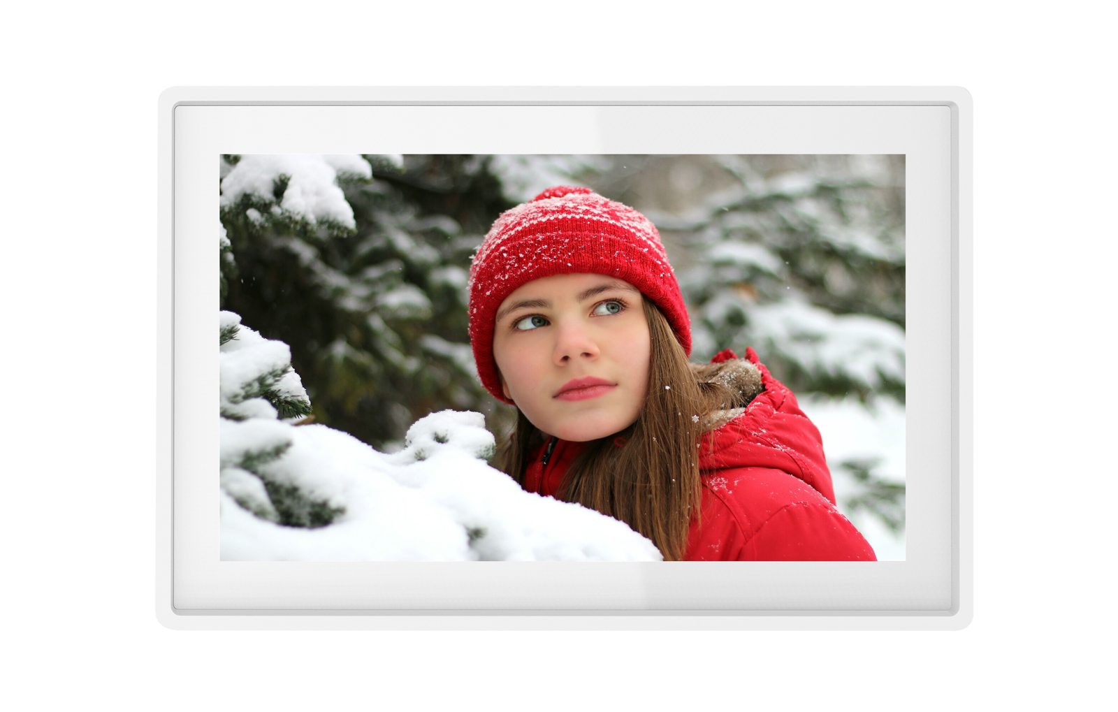 10.1" Denver Frameo PFF-1021, IPS 1280x800 touch, kortläsare MicroSD, WiFi - Vit, bild 4