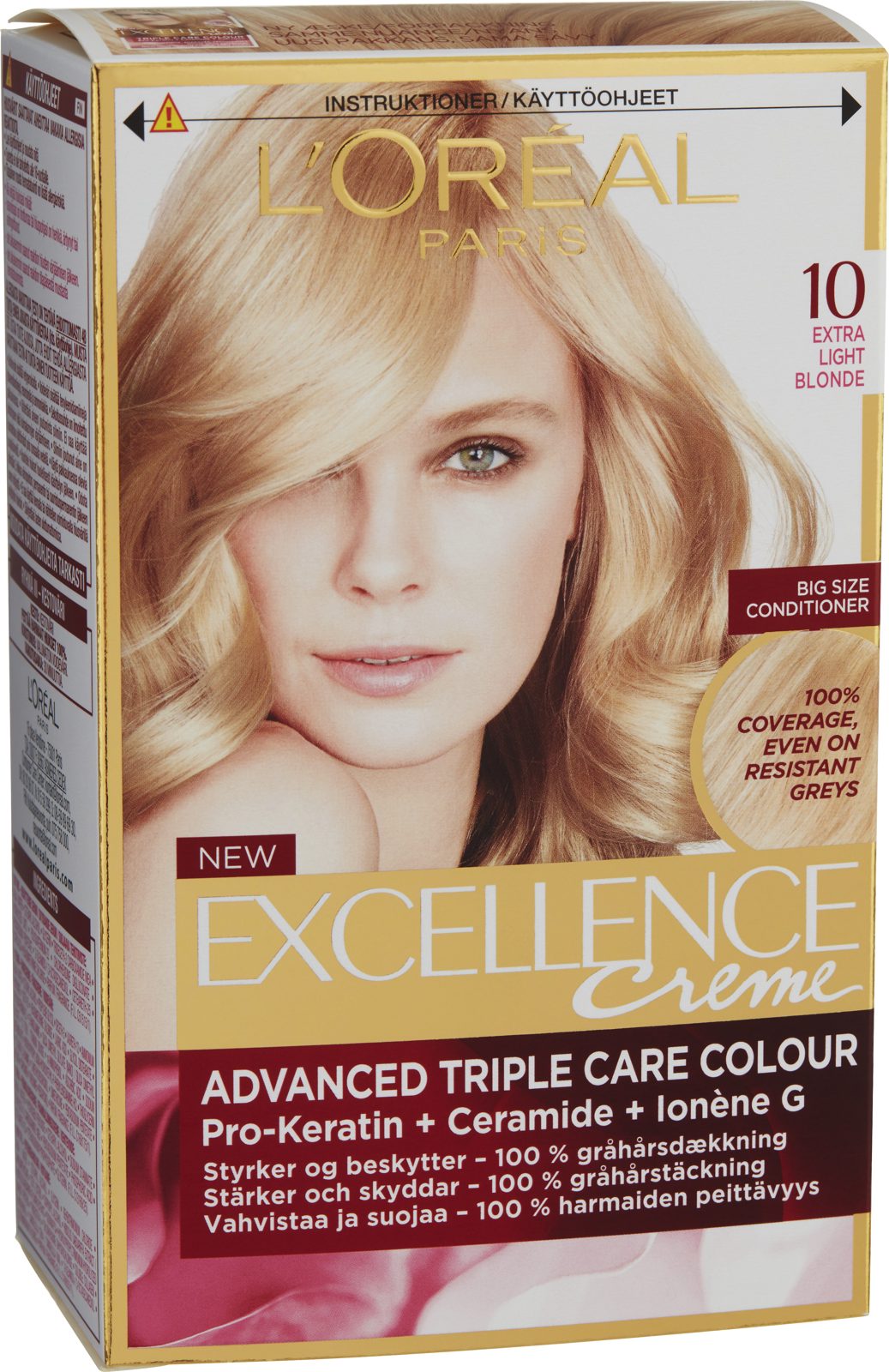 L'Oréal Paris Excellence Crème 10 Extra Ljusblond 1 pcs