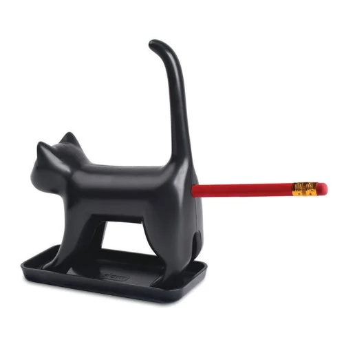 Winkee - Pencil sharpener - Sharp end Cat Black with sound - Black, bild 4