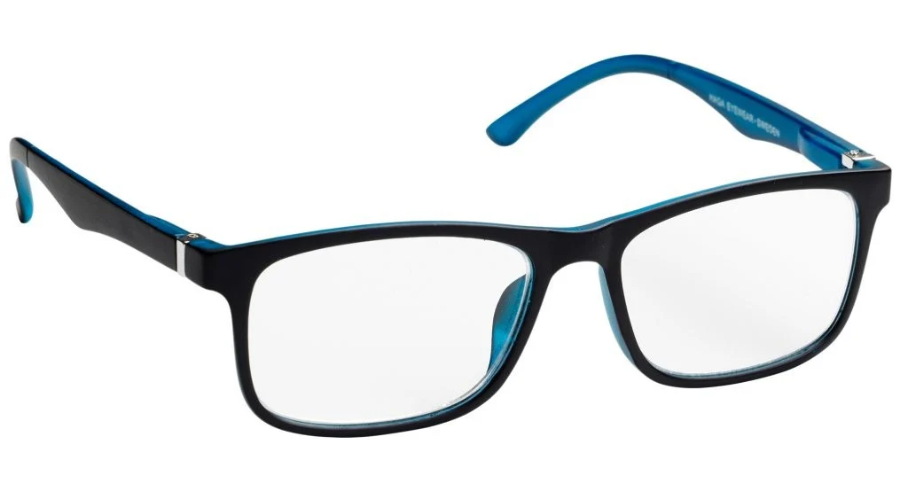 Lix by Haga Läsglasögon Stockholm Black/Blue +1.0, 1 st
