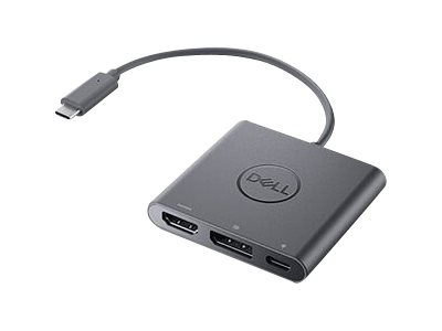 Dell 492-BCTU USB-C till HDMI/DP-adapter med strömgenomföring