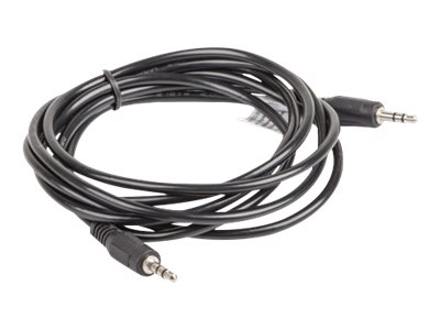 Lanberg Ljudkabel - AUX Kabel (3,5mm) Hane/Hane 2 Meter Svart