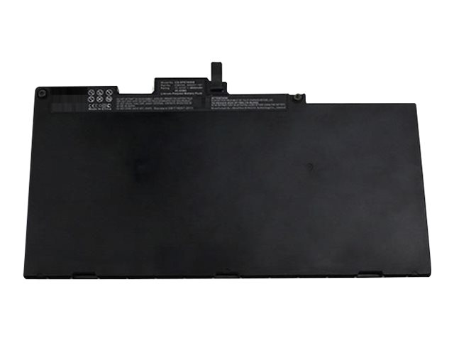 CoreParts - Batteri för bärbar dator (likvärdigt med: HP 800513-001, HP T7B32AA, HP CS03XL, HP 800231-141, HP HSTNN-I33C-4, HP HSTNN-I33C-5, HP HSTNN-I41C-4, HP HSTNN-I41C-5, HP HSTNN-IB6Y) - litiumpolymer - 3400 mAh - 38.8 Wh - svart - för HP EliteBook 840 G3 Notebook, 850 G3 Notebook