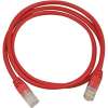 DELTACO TP-kabel Cat6 U/UTP Röd 1 m