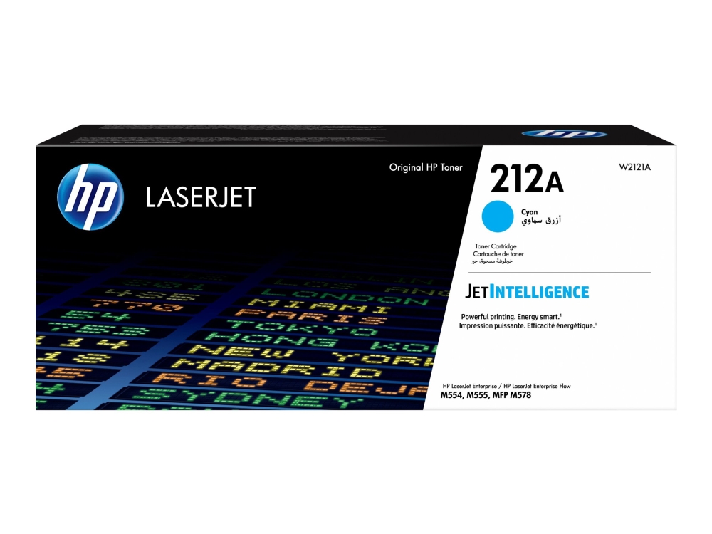 HP 212A Laserjet tonerkassett, cyan 4,5k