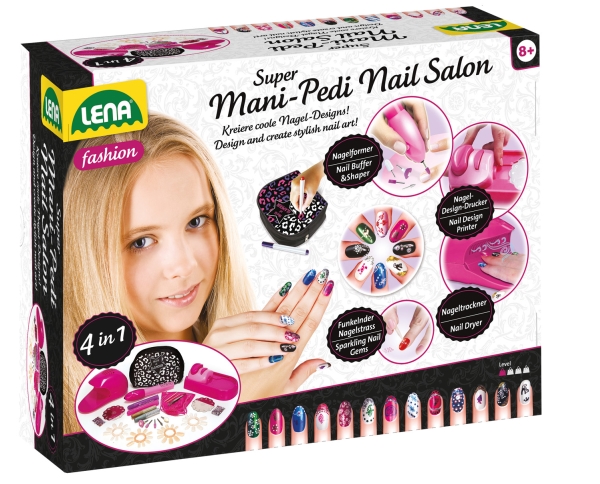 LENA Mani-Pedi nagelsalong 4-i-1 set