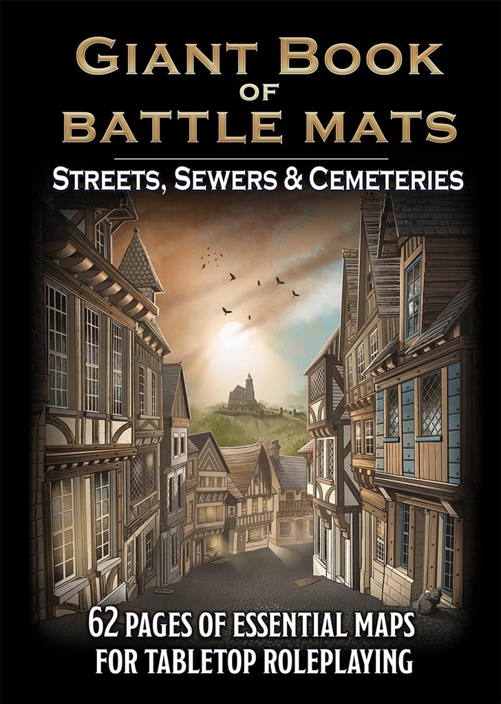 Giant Book of Battle Mats - Streets, Sewers & Cemeteries