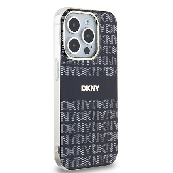 DKNY IML Mono & Stripe MagSafe-fodral för iPhone 15 Pro Max - svart, bild 4