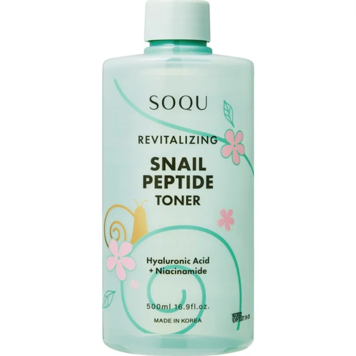 SOQU Snail Peptide Toner 500 ml, bild 2
