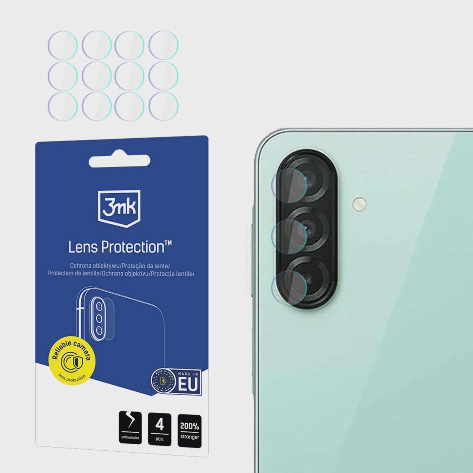 3mk Lens Protection™ Hybrid-kameraglas för Samsung Galaxy A27 5G