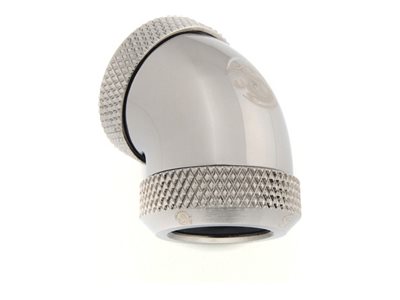 Bitspower Enhance - Vätskekylsystem vinklad adapter - for OD 12 mm - svart gnista