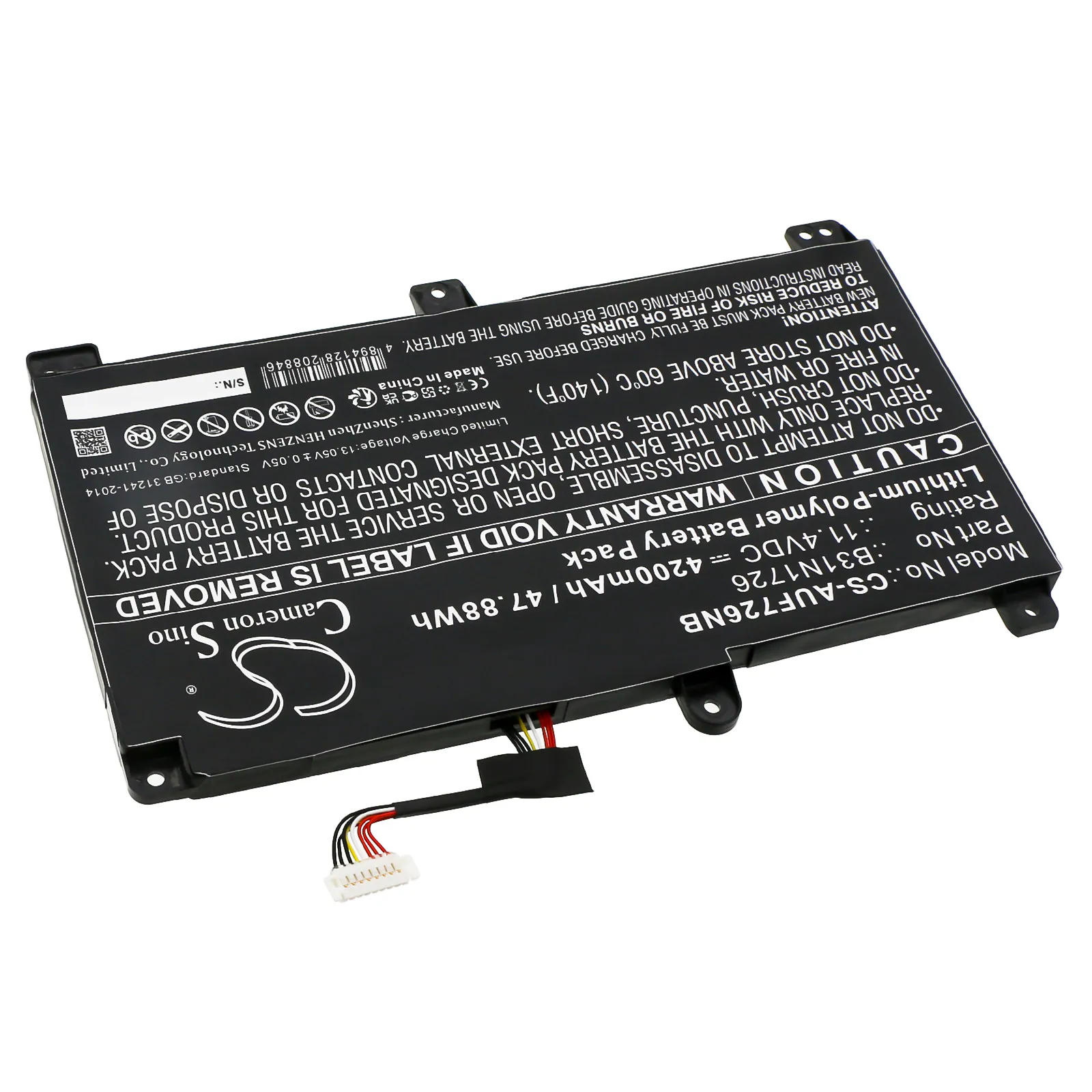 Batteri till Notebook, Bärbar dator för Asus TUF Gaming A17 FA706II-H7004T m.fl., bild 2