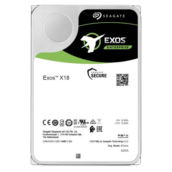 12 TB Seagate Exos X18, 7200 rpm, 256 MB cache, SAS 12Gb/s, Self-Encrypting Drive (SED), bild 3