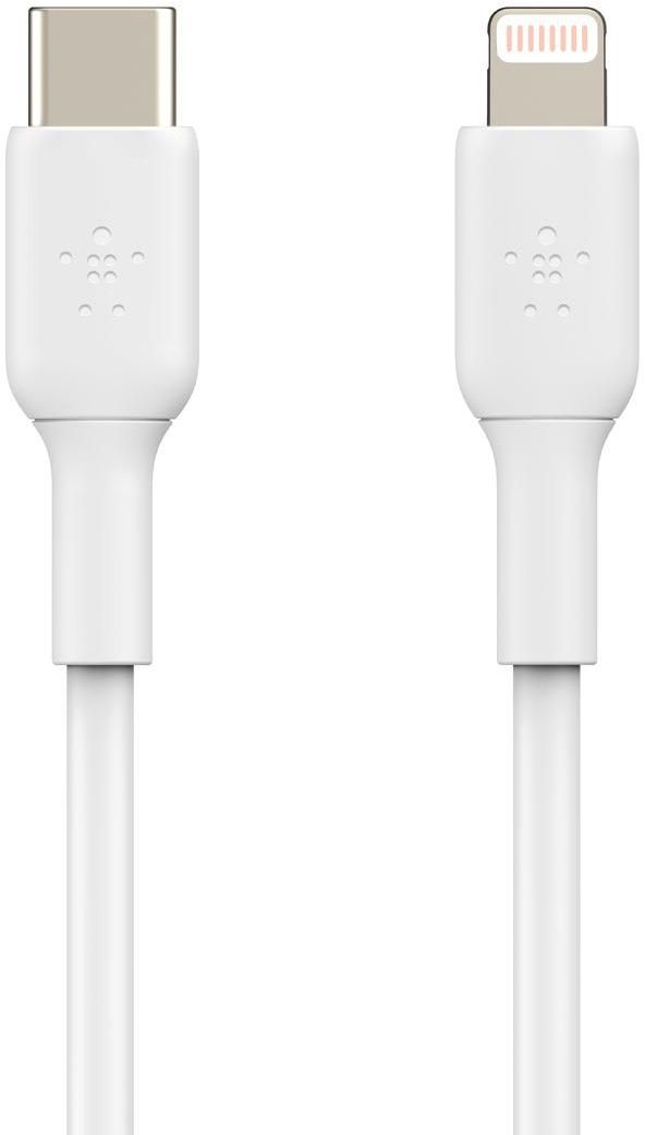 USB-kabel Belkin BoostCharge Lightning till USB-C, 60W PD, 2 meter - Vit, bild 2