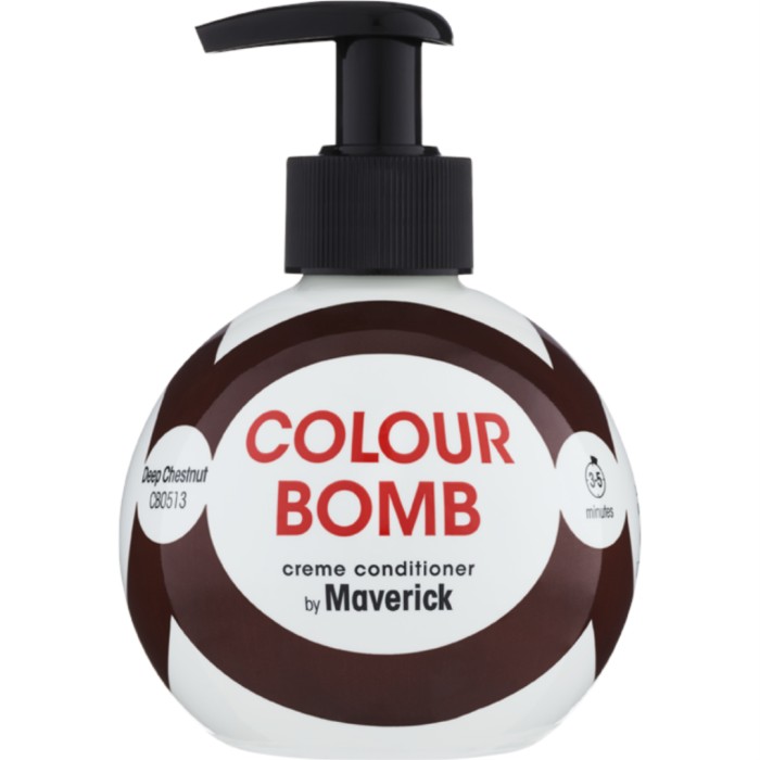 Colour Bomb Creme Conditioner Deep Chestnut