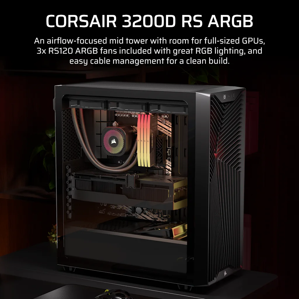 Corsair 3200D RS ARGB Svart, bild 4