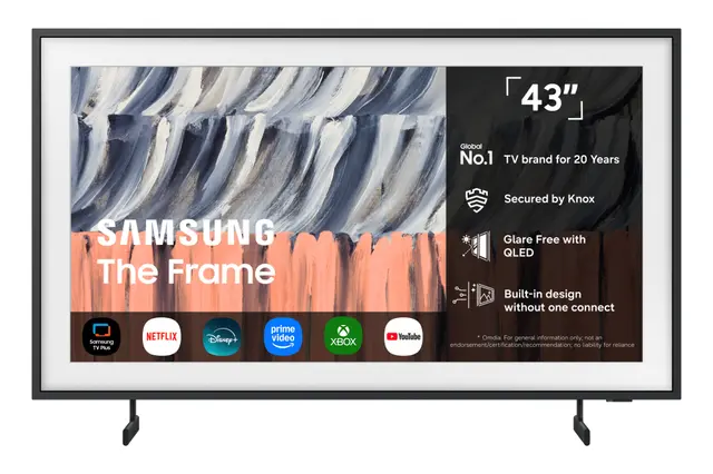 Samsung The Frame 43" 4K QLED TV 2026 TQ43LS03HEUXXC