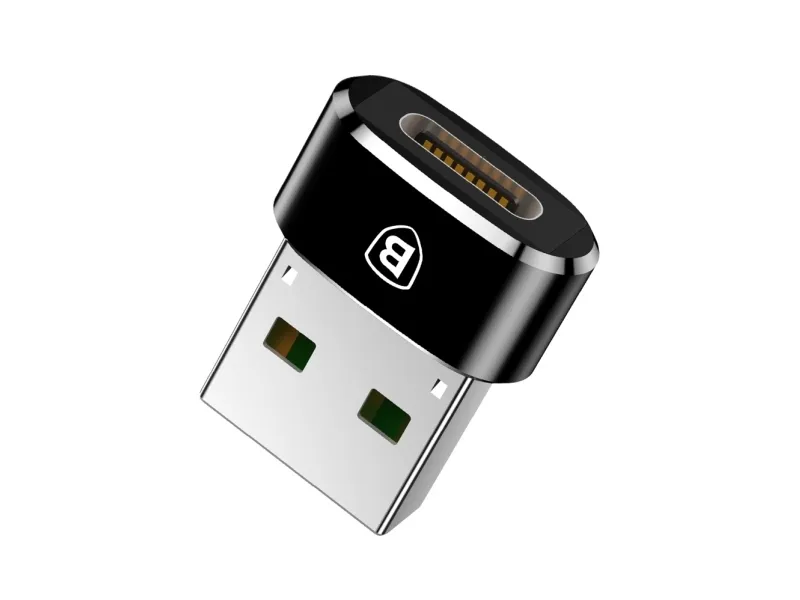 Baseus Adapter USB-C till USB-A - Svart