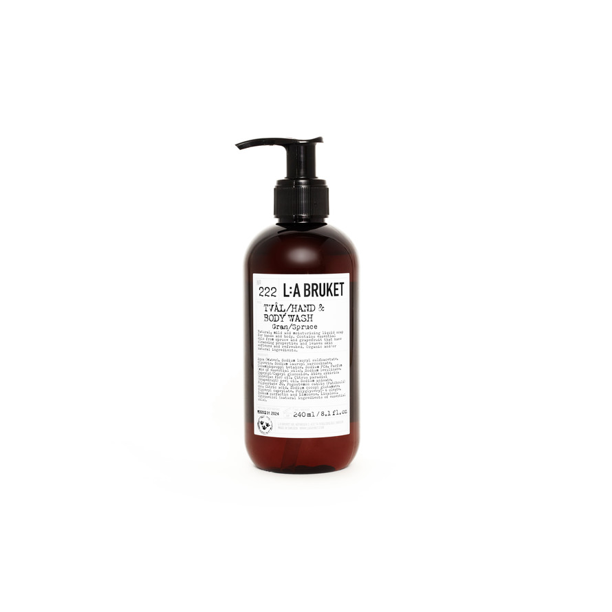 L:A BRUKET 222 Hand & Body Wash Spruce 240 ml 240 ml