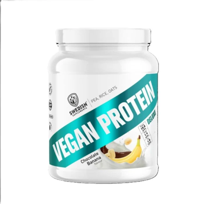 Swedish Supplements Vegan Protein Deluxe Chocolate Banana 700 g