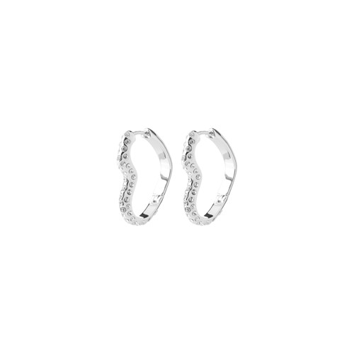 PILGRIM - SORA Heart Earrings - Silver-Plated - 17 mm