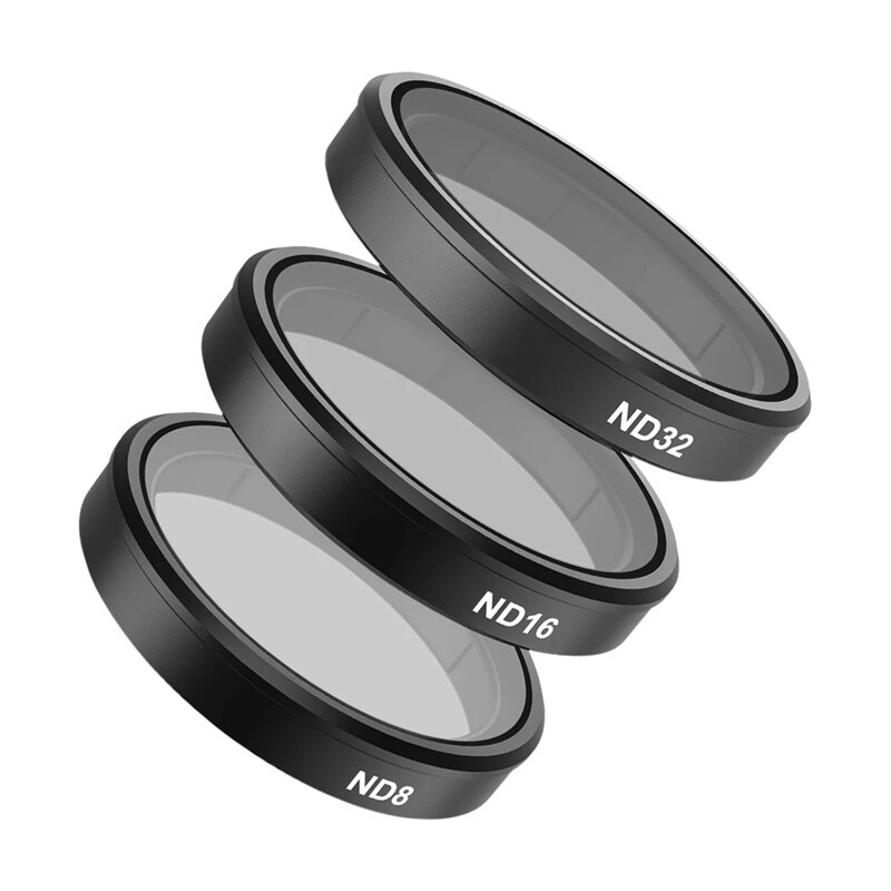TELESIN CPL+ND8/16/32 Lens Filter Kit 4-pack AGC Glass DJI Osmo Action 3 to 5 Pro, bild 2