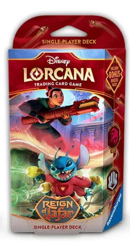 Disney Lorcana TCG: Reign of Jafar Single Player Deck - Ruby & Steel