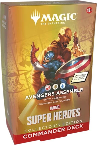 Magic the Gathering: Marvel Super Heroes Avengers Assemble Collectors Commander Deck