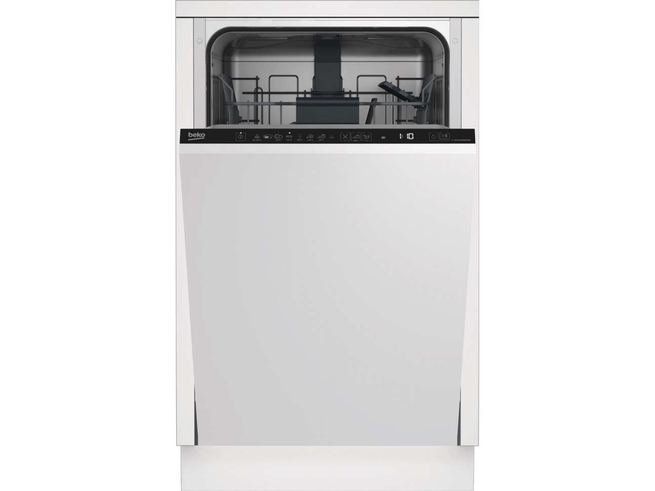 Beko DIS48020 - Diskmaskin - inbyggd - Fördjupning - bredd: 45 cm - djup: 56 cm - höjd: 82 cm