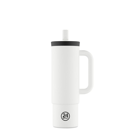 24Bottles - Straw Cup - Ice White - 800 ml