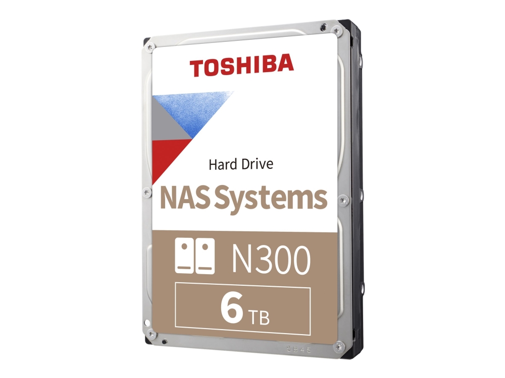 Toshiba N300 - 6TB - Hårddisk - HDWG760EZSTA - SATA-600 - 3,5"