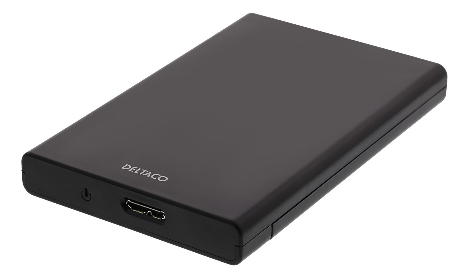Externt kabinett 2.5" SATA till USB 3.1, Deltaco, skjutbar lucka - Svart, bild 4