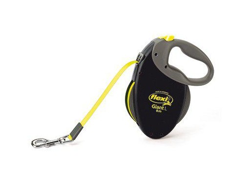 Flexi - Leash Giant - L - 8m Tape - Black/Neon Yellow - Max 50Kg - (600.7782), bild 2