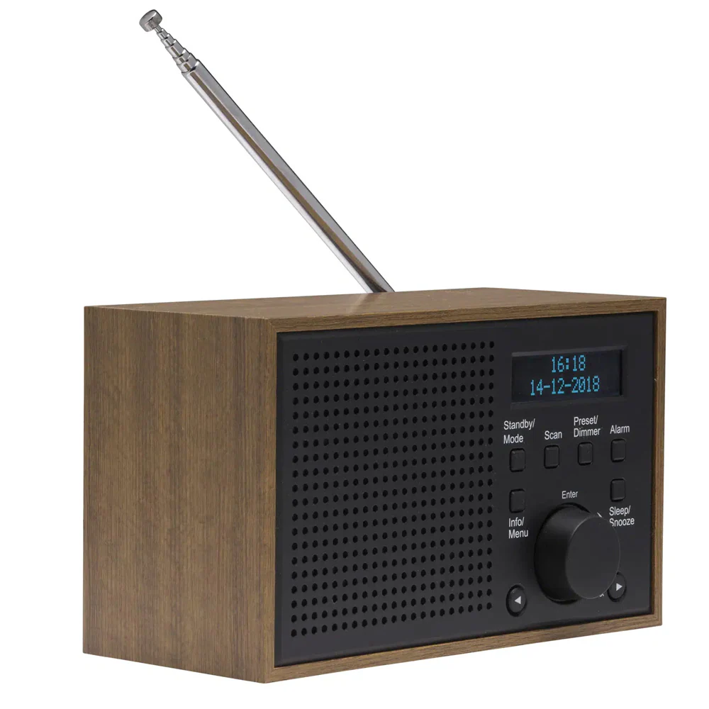 Denver DAB-46 DAB+ FM radio mörkgrå, bild 3