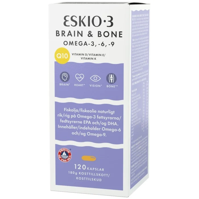 Eskio Fish Oil Brain and Bone, 120 st