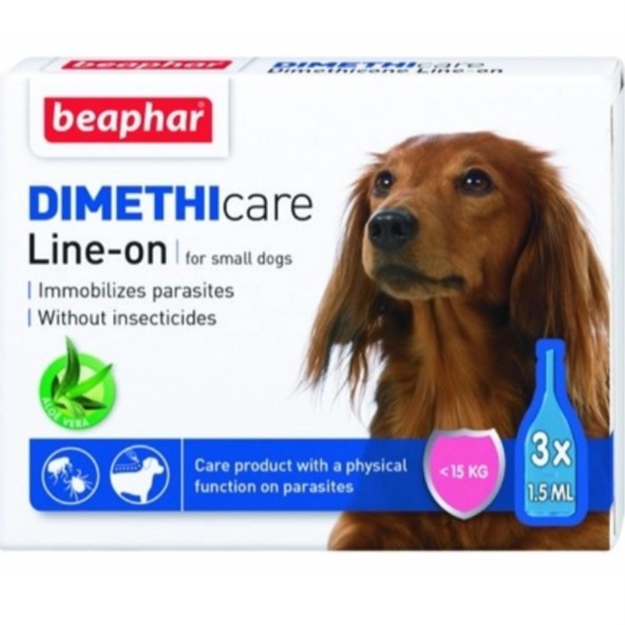 Beaphar Dimethicare Line-on hund 15 kg 3x1,5 ml