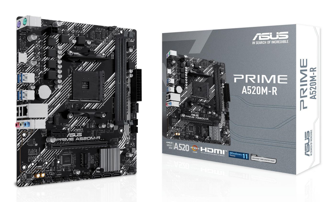 ASUS Prime A520M-R mATX AM4, bild 3