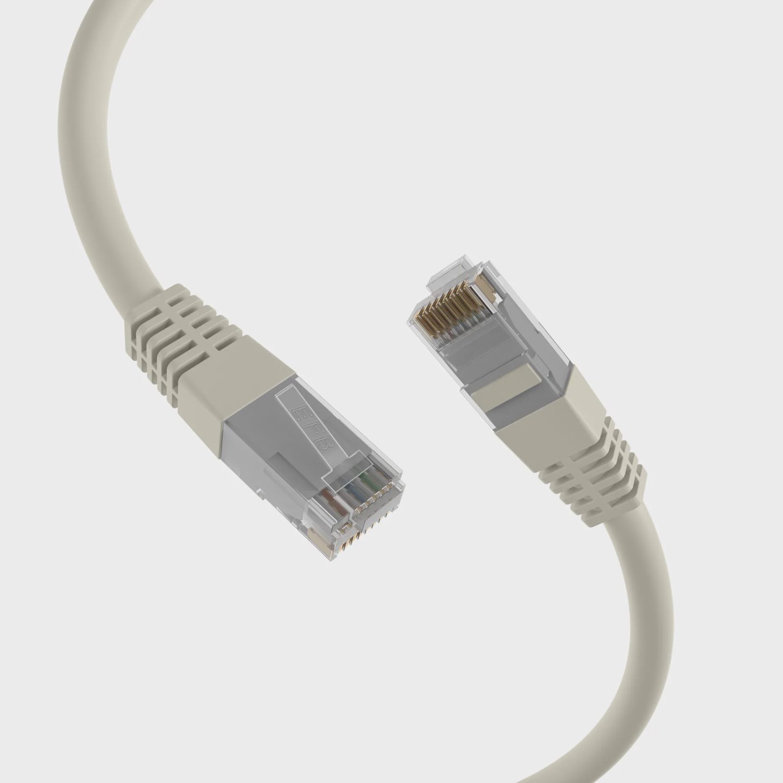 EFB Elektronik 10m Cat6 Patch, 10 m, Cat6, U/UTP (UTP), RJ-45, RJ-45, Grå