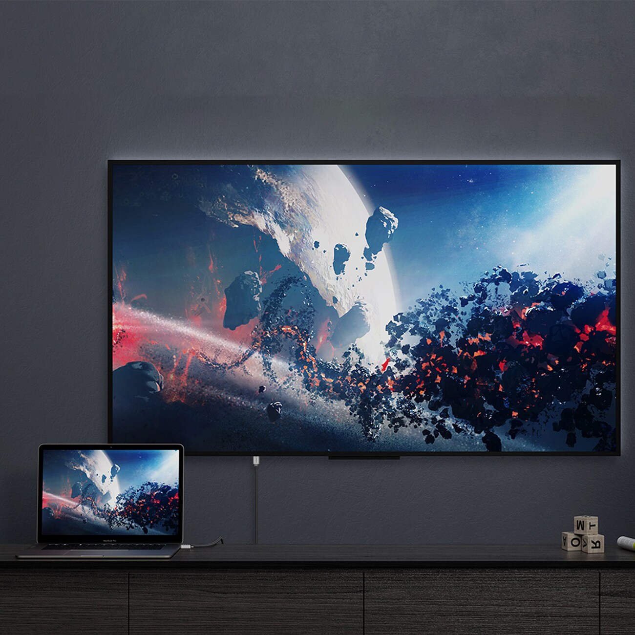 Orico H8CY HDMI 2.1 8K 60 Hz HDMI-kabel 3 m – svart, bild 3