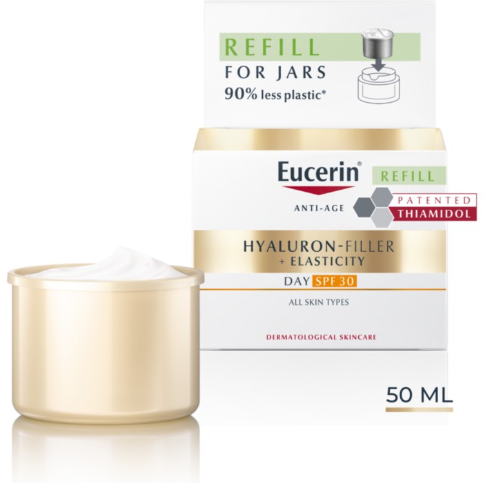 Eucerin Hyaluron-Filler + Elasticity Day Cream SPF30 Refill 50 ml, bild 2