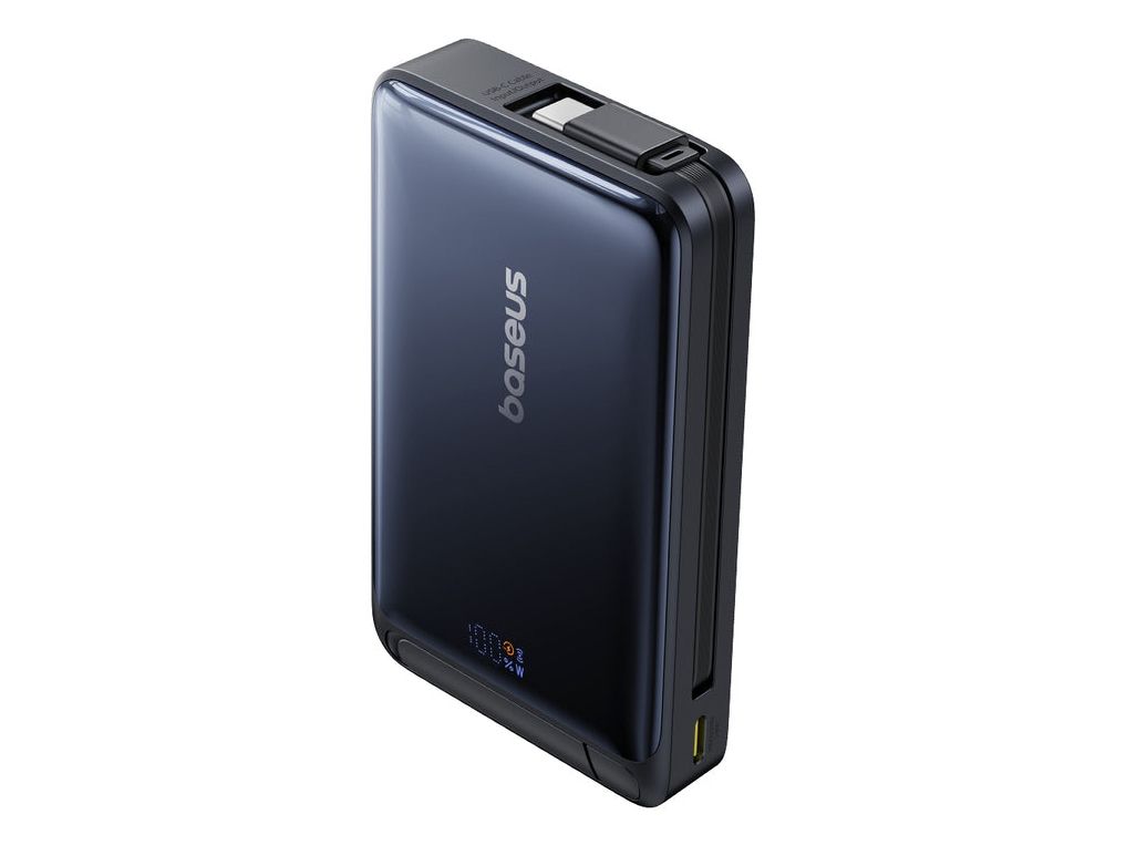 Baseus Nomos, 10000 mAh, Trådlös laddning, 45 W, Svart
