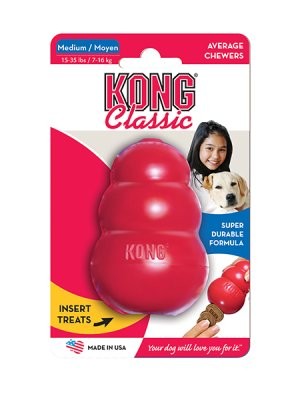 Kong Classic Röd M 9x6 cm