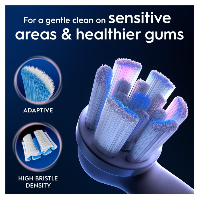 Oral-B iO Gentle Care borsthuvuden 8 st, vita, bild 3