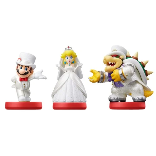 Nintendo amiibo Super Mario Collection (Wedding 3 Pack)