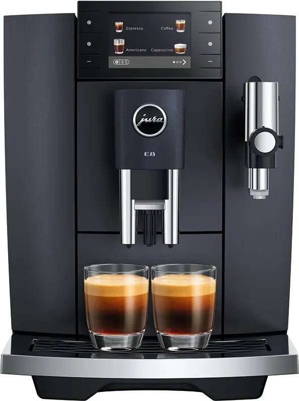 Jura E8 (ED) kaffemaskin, Cosmic Black