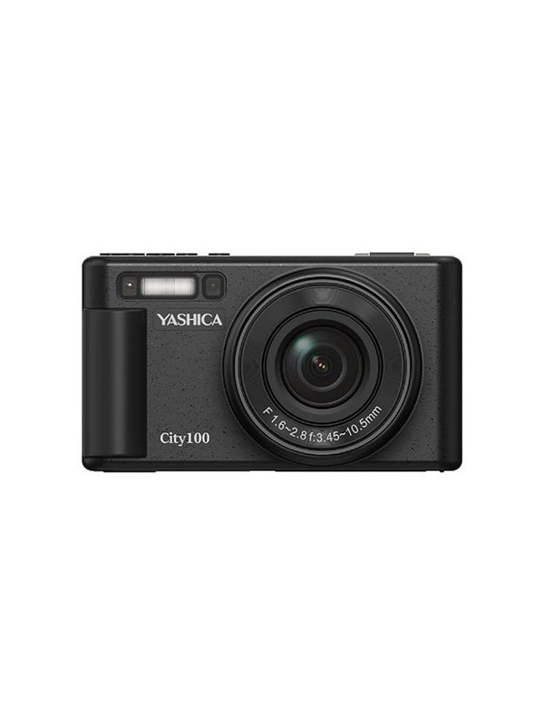 Yashica City 100 -kompaktkamera, svart