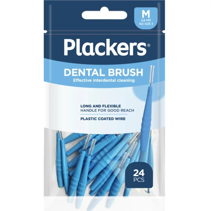 Plackers Dental Brush M 0,6 mm 24 st
