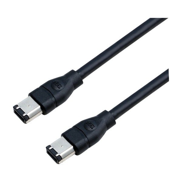 Eletra IEEE 1394A 6P hane 2M kabel, svart