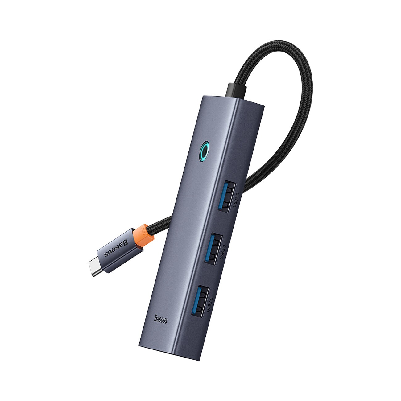 Baseus UltraJoy-serien 5-i-1 USB-C/HDMI 4K med 4 USB-A 3.0-portar – grå, bild 3